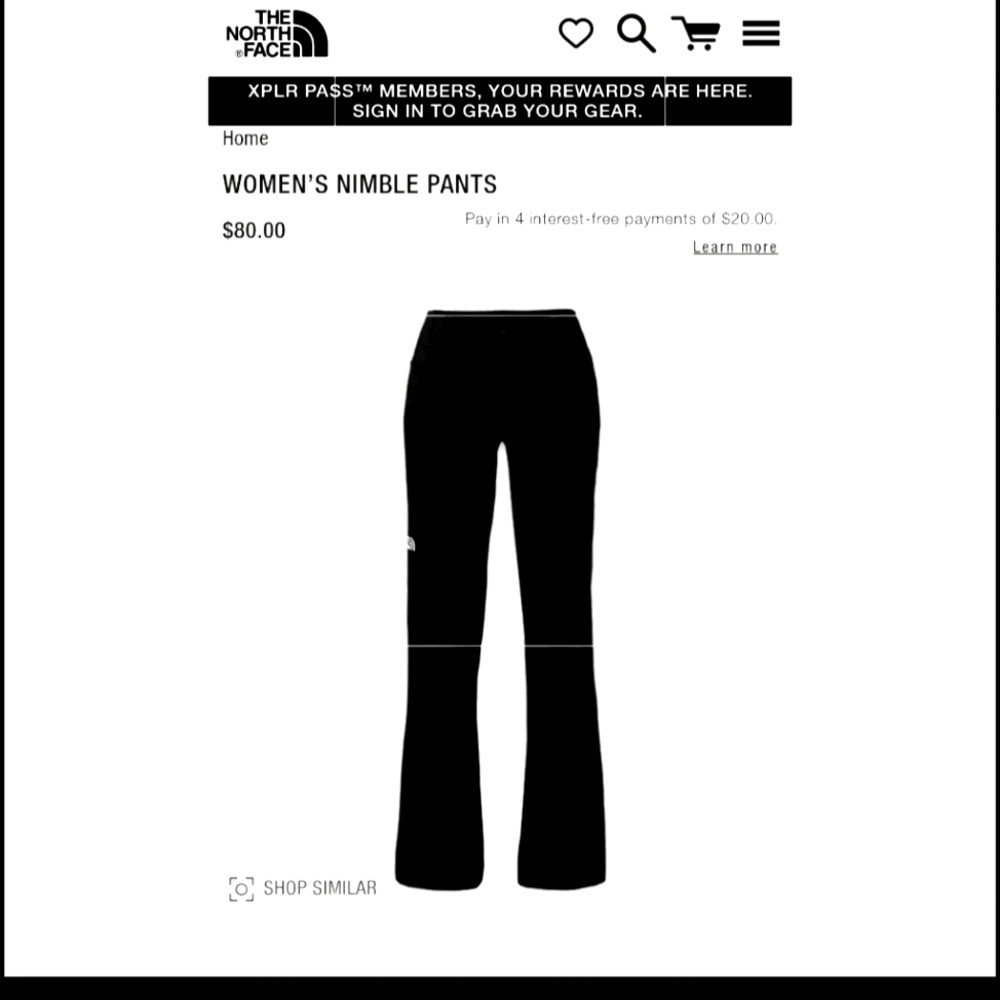 The North Face pants